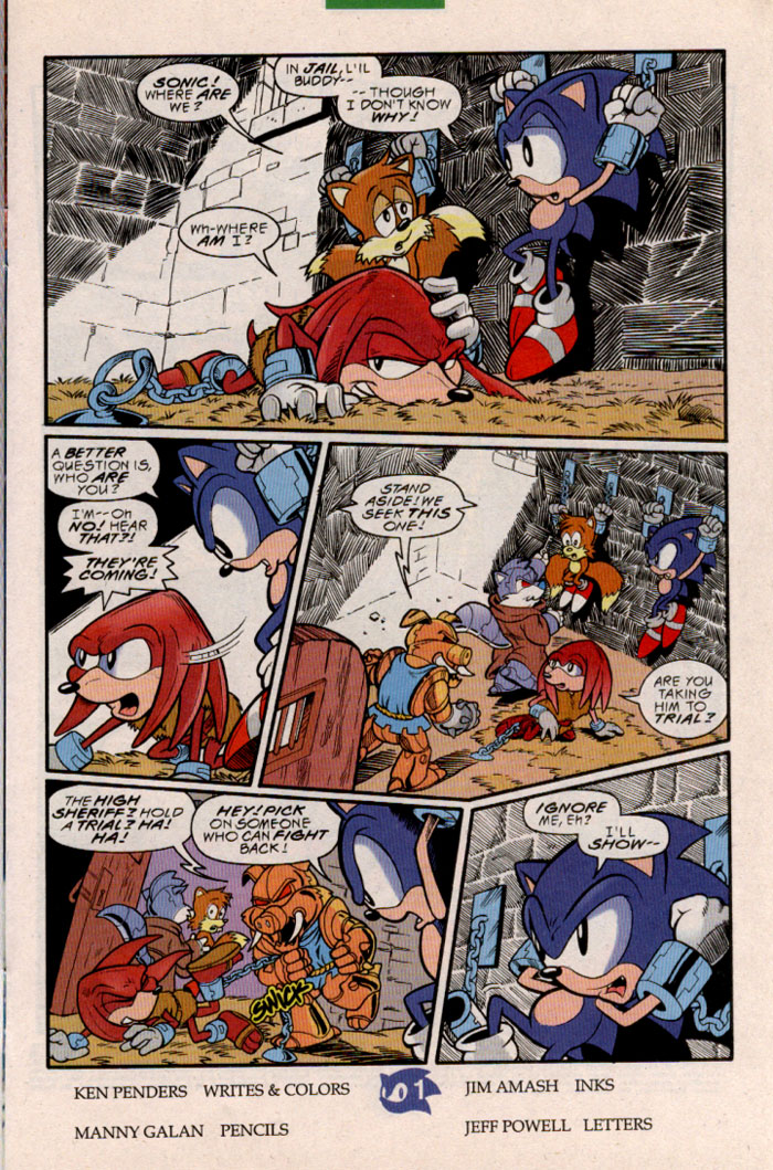 Sonic - Archie Adventure Series May 1998 Page 1
